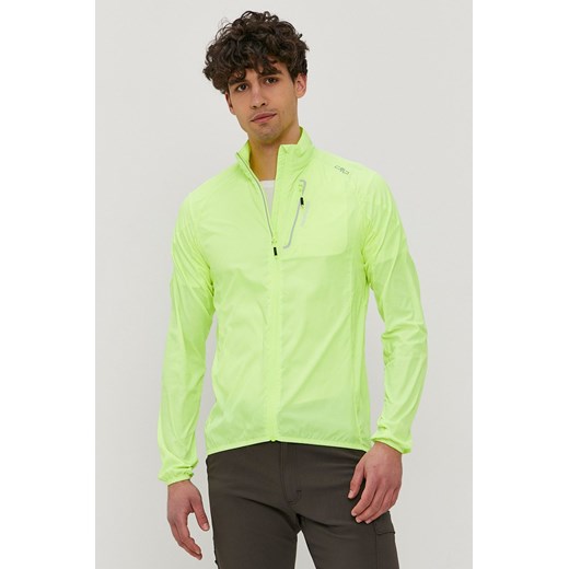 CMP kurtka męska kolor zielony przejściowa ze sklepu ANSWEAR.com w kategorii Kurtki męskie - zdjęcie 136657975