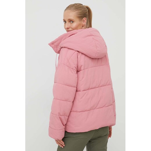 Outhorn kurtka damska kolor różowy zimowa oversize Outhorn M ANSWEAR.com