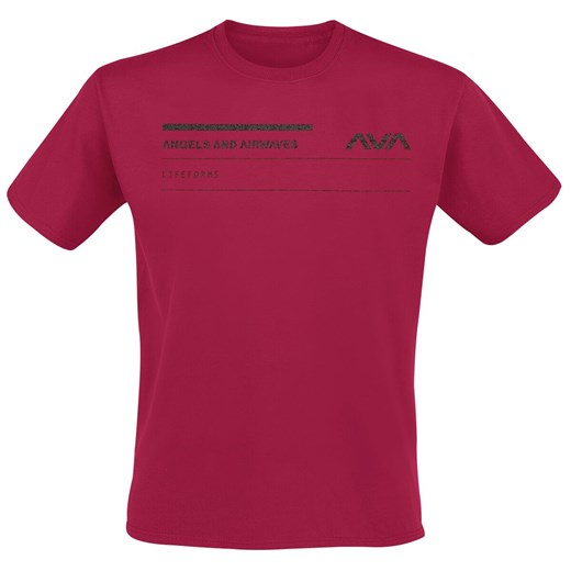 Angels &amp; Airwaves - Lifeforms Stack Back - T-Shirt - czerwony (Wine Red) XL okazyjna cena EMP