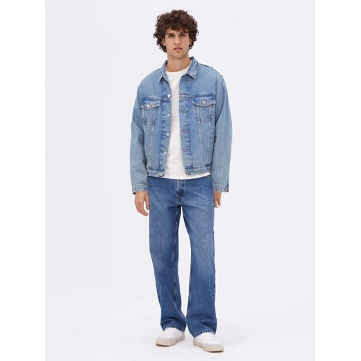 Americanos Kurtka jeansowa Unisex Ottawa Niebieski Slim Fit Americanos M okazja MODIVO