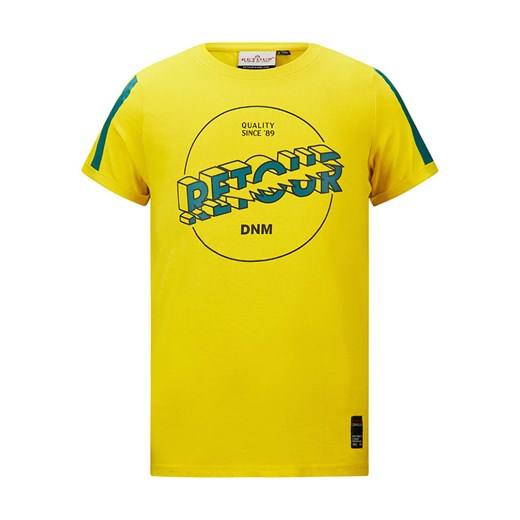 Koszulka "Victor" w kolorze żółtym Retour 134/140 okazja Limango Polska