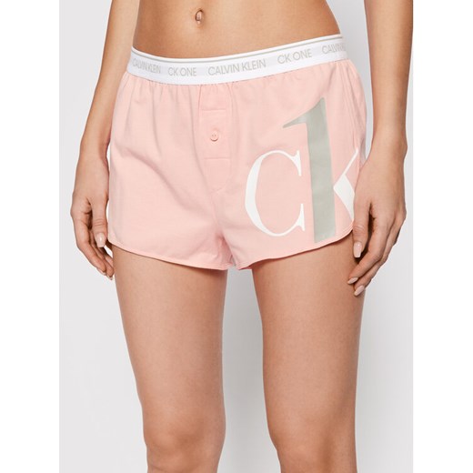 Calvin Klein Underwear Piżama 000QS6443E Różowy Calvin Klein Underwear XL promocyjna cena MODIVO