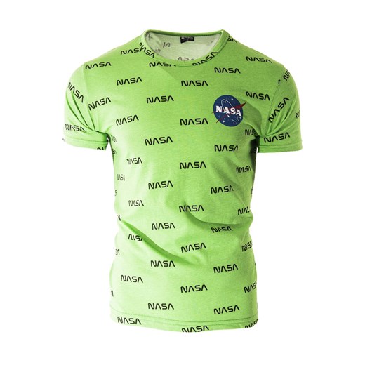 koszulka t-shirt 14-950 zielona ze sklepu Risardi w kategorii T-shirty męskie - zdjęcie 136733677