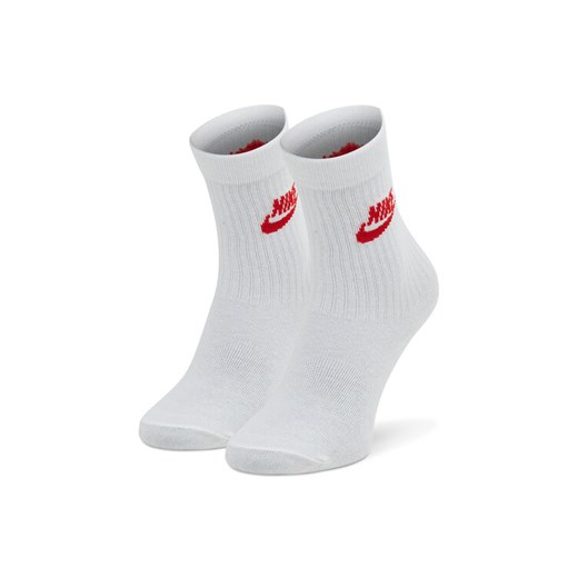 Nike Zestaw 3 par wysokich skarpet unisex SK0109-911 Biały Nike 46_50 MODIVO