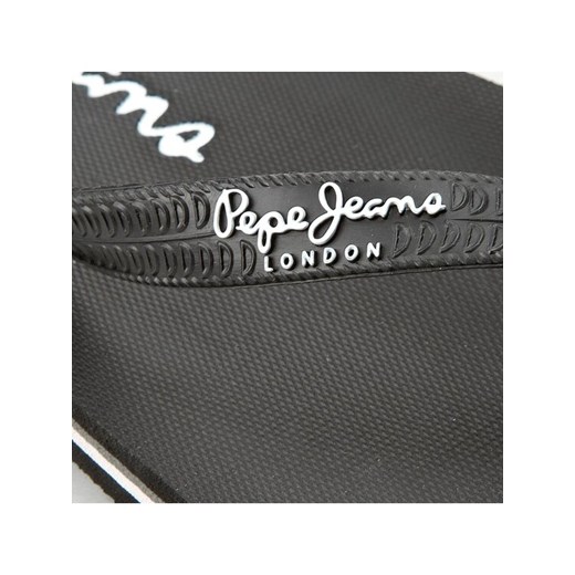 Pepe Jeans Japonki Swimming 2.0 PMS70035 Czarny Pepe Jeans 40 okazyjna cena MODIVO