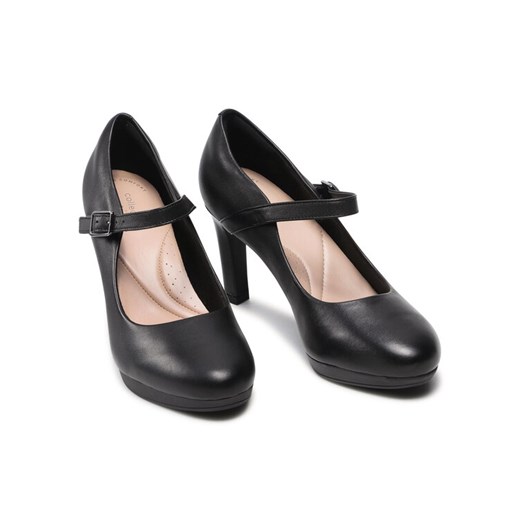 Clarks Półbuty Ambyr Shine 261577844 Czarny Clarks 36 MODIVO