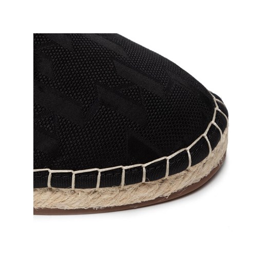 KARL LAGERFELD Espadryle KL70109 Czarny Karl Lagerfeld 46 MODIVO