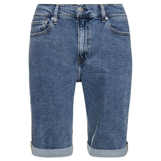 Calvin Klein Jeans Szorty jeansowe J30J312793 Granatowy Slim Fit 33 MODIVO okazyjna cena