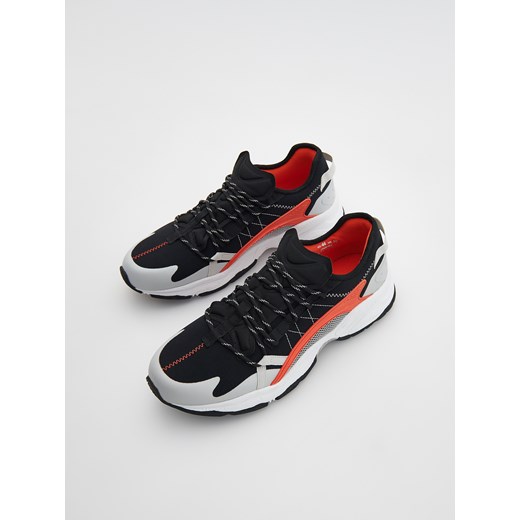 Reserved - Sneakersy z łączonych materiałów - Wielobarwny Reserved 44 Reserved