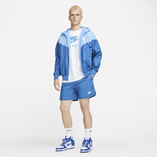 Męska kurtka z kapturem Nike Sportswear Windrunner - Niebieski Nike 2XL Nike poland