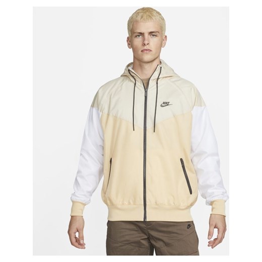 Męska kurtka z kapturem Nike Sportswear Windrunner - Brązowy Nike S Nike poland