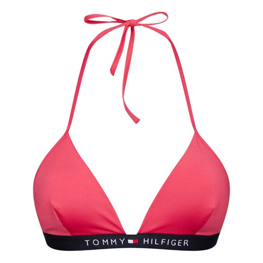 Tommy Hilfiger Góra od bikini Triangle Fixed UW0UW01758 Różowy Tommy Hilfiger XS promocja MODIVO