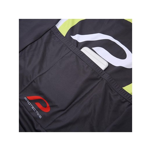 Koszulka kolarska "P-Meteor" w kolorze czarnym ze wzorem Protective XL wyprzedaż Limango Polska