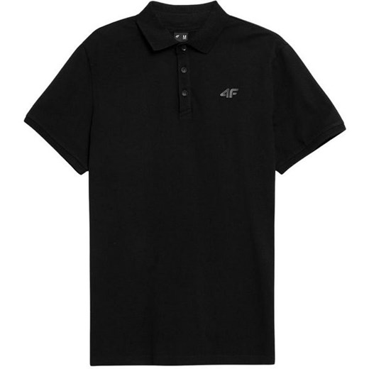 T-shirt męski 4F czarny z krótkim rękawem 