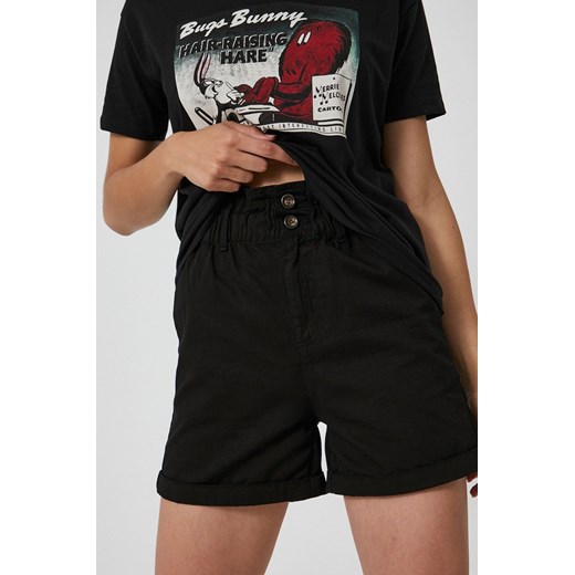 Szorty damskie z talią paperbag czarne Medicine XS,S,M,XL,L wearmedicine