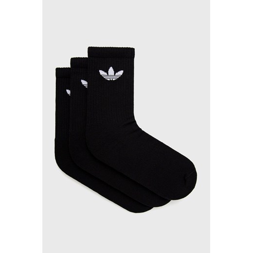 adidas Originals Skarpetki (3-pack) kolor czarny S ANSWEAR.com