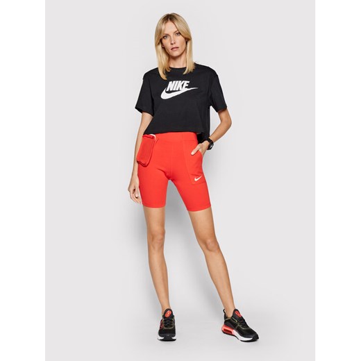 Nike Szorty rowerowe Sportswear Tech Pack CU5785 Czerwony Slim Fit Nike L okazja MODIVO