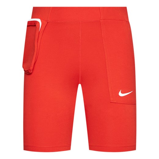 Nike Szorty rowerowe Sportswear Tech Pack CU5785 Czerwony Slim Fit Nike L MODIVO okazja