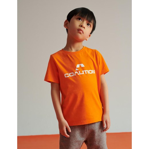 Koszulka KID LOGO 01 Pomarańcz 122-128 Coalition 110-116 Diverse