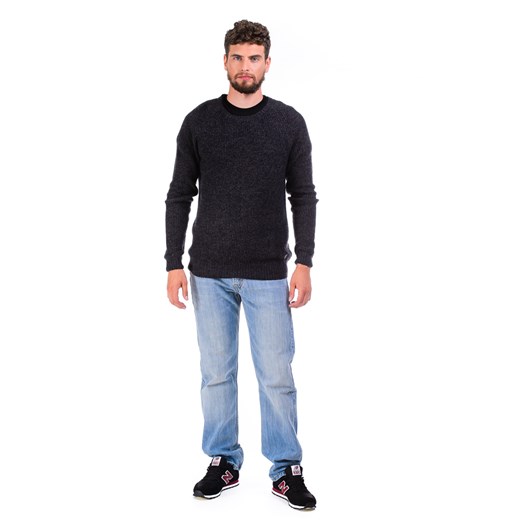 Sweter Lee Mele Crew Knit "Black" be-jeans niebieski długie