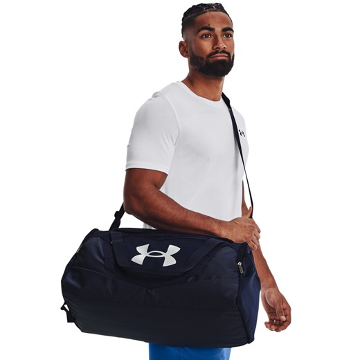 Torba treningowa uniseks UNDER ARMOUR UA Undeniable 5.0 Duffle SM - granatowa ze sklepu Sportstylestory.com w kategorii Torby sportowe - zdjęcie 137064297