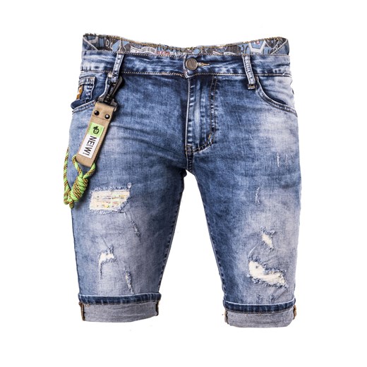 Spodenki męskie TF185 jeansowe ze sklepu Risardi w kategorii Spodenki męskie - zdjęcie 137072675