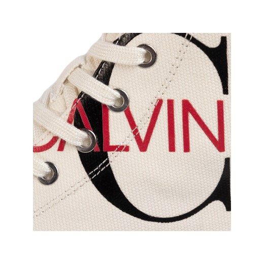 Calvin Klein Jeans Trampki Iglis B4S0639 Biały 45 okazyjna cena MODIVO