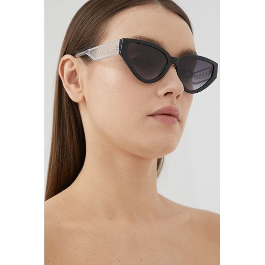 Guess okulary przeciwsłoneczne damskie kolor czarny GU7819_5601B ze sklepu ANSWEAR.com w kategorii Okulary przeciwsłoneczne damskie - zdjęcie 137079667