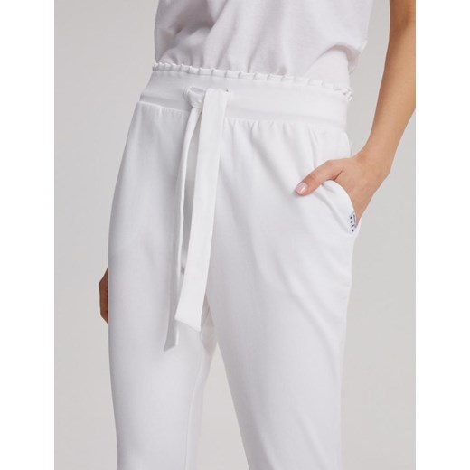 Spodnie dresowe LONKI Biały XS Diverse L promocja Diverse Outlet
