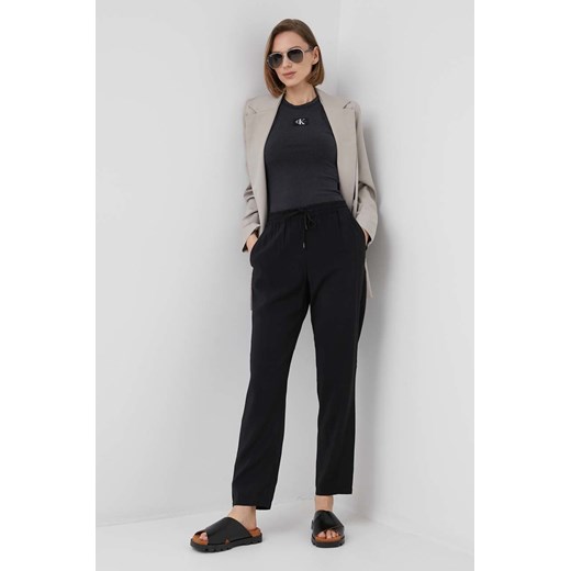 Calvin Klein Jeans top damski kolor szary XL ANSWEAR.com