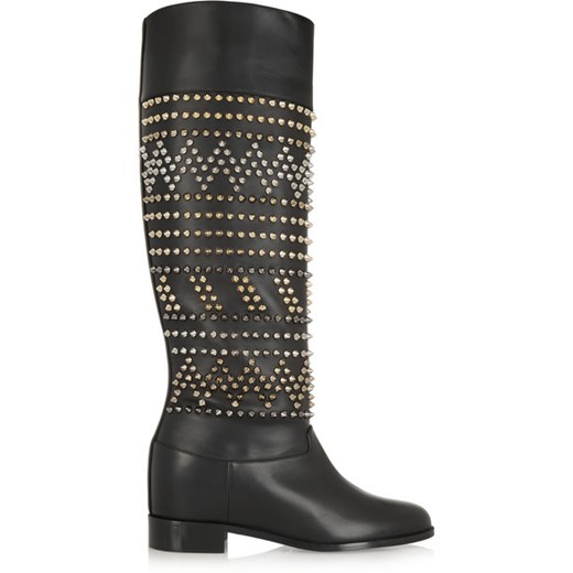 Rom Chic 60 spiked leather knee boots