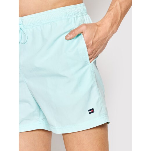 Tommy Hilfiger Szorty kąpielowe Medium UM0UM02041 Zielony Slim Fit Tommy Hilfiger S MODIVO