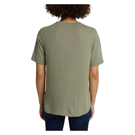 Koszulka w kolorze khaki Esprit L okazyjna cena Limango Polska