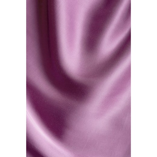 Sukienka Esprit fioletowa midi z długim rękawem luźna z wiskozy 