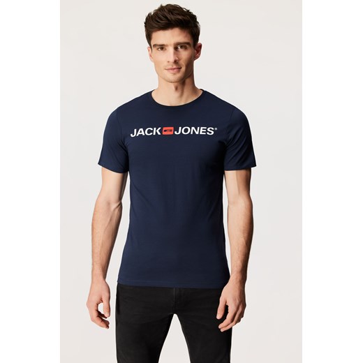 T-shirt Classic JACK AND JONES navy Jack & Jones Astratex