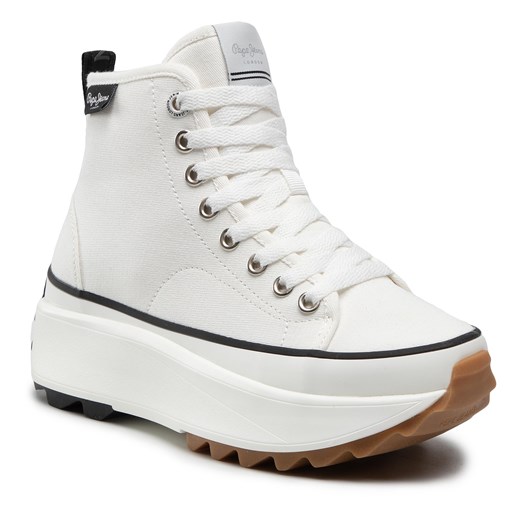 Sneakersy PEPE JEANS - Woking Basic PLS31311 White 800 Pepe Jeans 36 eobuwie.pl