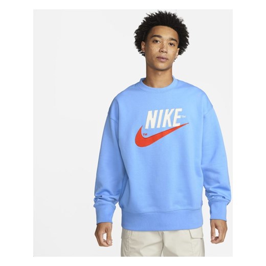 Męska bluza z dzianiny dresowej Nike Sportswear - Niebieski Nike 2XL wyprzedaż Nike poland