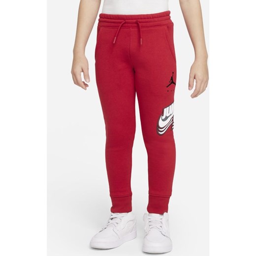 Spodnie dla małych dzieci Jordan - Czerwony Jordan 36 Nike poland