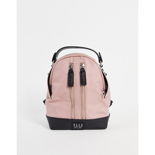 Elle Sport – Różowy plecaczek z zamkami Elle Sport No Size wyprzedaż Asos Poland