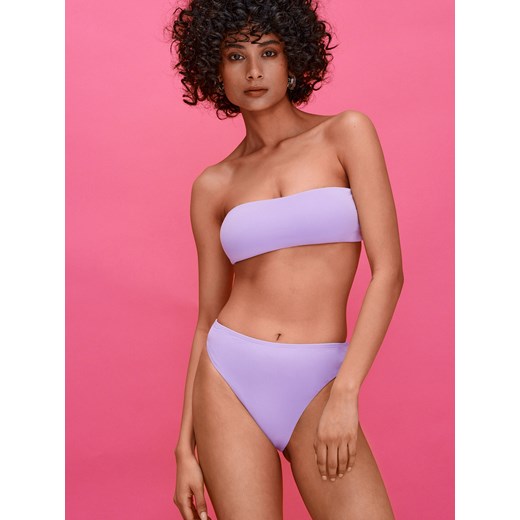 Cropp - Lawendowe figi bikini - Fioletowy Cropp S Cropp