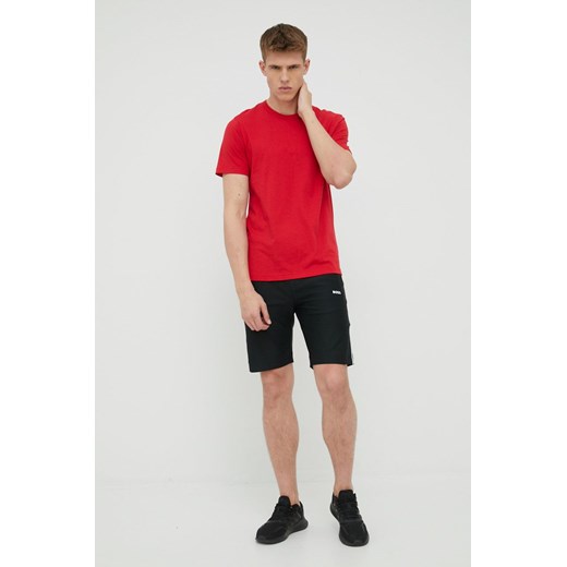 T-shirt męski Rossignol casual z bawełny z krótkimi rękawami