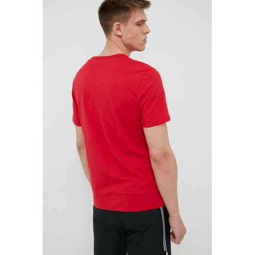 Czerwony t-shirt męski Rossignol z bawełny