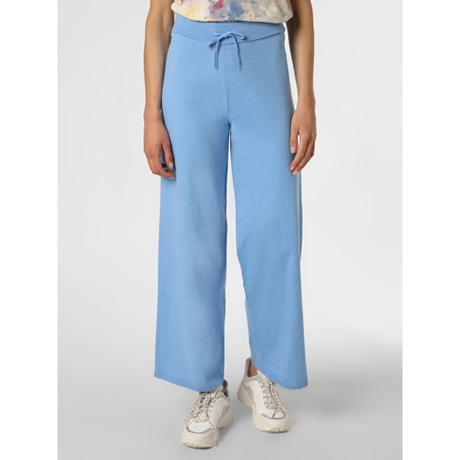 Tommy Hilfiger Spodnie Kobiety Bawełna niebieski jednolity ze sklepu vangraaf w kategorii Spodnie damskie - zdjęcie 137265697