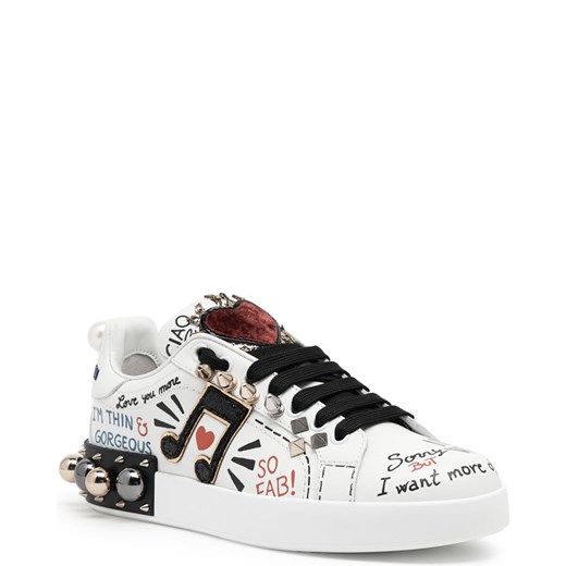 Dolce Gabbana Skórzane trampki Dolce Gabbana 39 Gomez Fashion Store