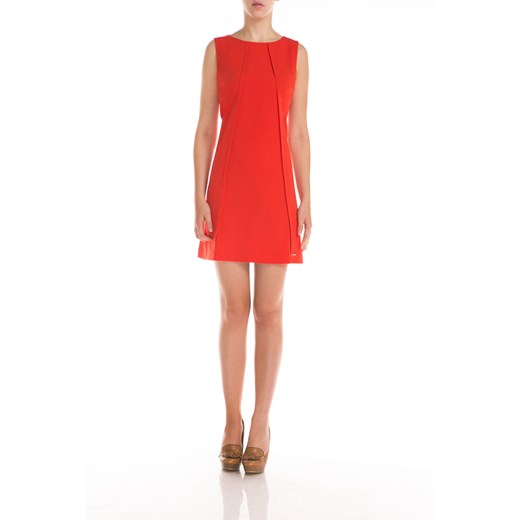 SUKIENKA "LITTLE RED DRESS" quiosque-pl pomaranczowy sukienka