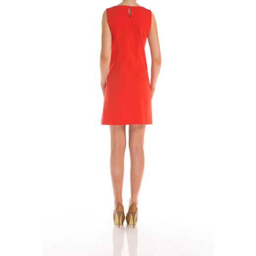 SUKIENKA "LITTLE RED DRESS" quiosque-pl pomaranczowy sukienka