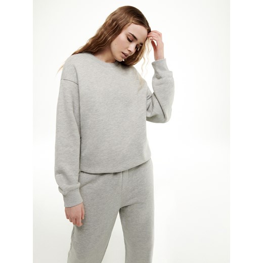 Reserved - UNISEX Bluza z bawełną organiczną - Jasny szary Reserved S/M Reserved