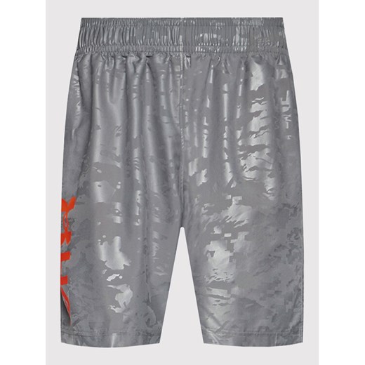 Under Armour Szorty sportowe Woven Emboss 1361432 Szary Regular Fit Under Armour XL okazyjna cena MODIVO