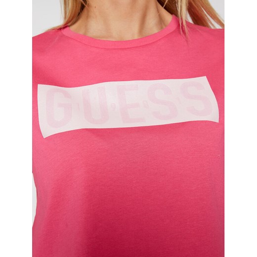 Guess T-Shirt Adria Tee W1RI05 JA900 Różowy Regular Fit Guess L wyprzedaż MODIVO