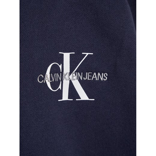 Calvin Klein Jeans Bluza Monogram IU0IU00206 Granatowy Regular Fit 14Y MODIVO okazyjna cena